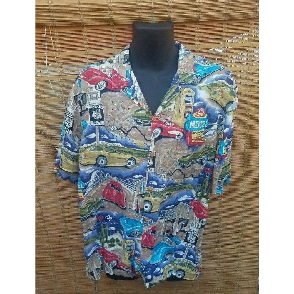 PARADISE FOUND Hawaiian Shirt GENERAL MOTORS Route